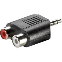 Value 11.99.4441 Jackplug Audio Aansluitkabel [1x Jackplug male 3,5 mm - 2x Cinch-koppeling] 23.50 m Zwart
