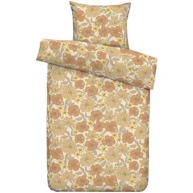 Dekbedovertrek Lela - wit/roze - 140x200/220 cm - Leen Bakker