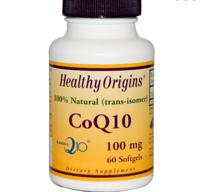 CoQ10 Gels (Kaneka Q10), 100 mg, (60 Softgels) - Healthy Origins