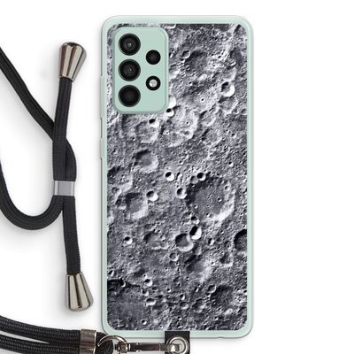 Maanlandschap: Samsung Galaxy A52s 5G Transparant Hoesje met koord