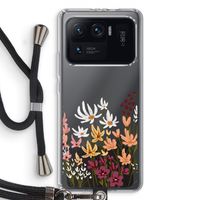 Painted wildflowers: Xiaomi Mi 11 Ultra Transparant Hoesje met koord