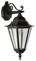 Franssen Muurlamp klassiek Teccia Down 33cm zwart 181-10 - thumbnail