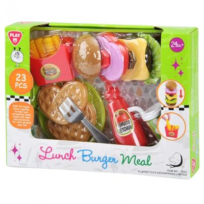 Playgo hamburger restaurant maaltijd speelset.