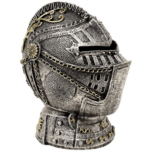 Spaarpot Ridderhelm Handgeschilderd (13 cm)