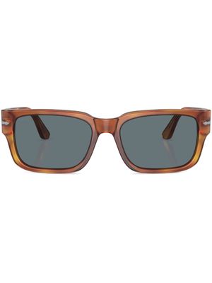Persol lunettes de soleil à monture rectangulaire - Marron