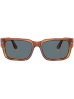 Persol lunettes de soleil à monture rectangulaire - Marron