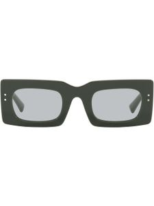 VALENTINO GARAVANI EYEWEAR lunettes de soleil à monture rectangulaire - Vert