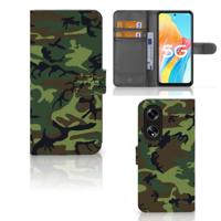 OPPO Reno8 T 5G | Telefoon Hoesje | Army Dark