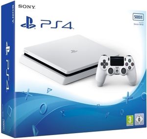 Playstation 4 Slim (Glacier White) 500GB