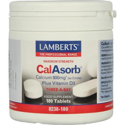 Lamberts CalAsorb (calcium citraat) & Vitamine D3