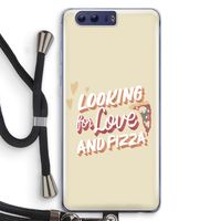Pizza is the answer: Honor 9 Transparant Hoesje met koord