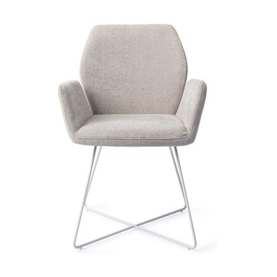 Jesper Home Misaki eetkamerstoel Pretty Plaster cross white