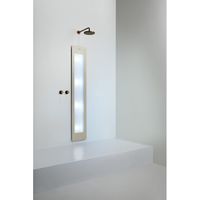 Sunshower Round Plus L infrarood + UV licht inbouw 185x33x10cm full body Sand White L0600-L0106 Sunshower Round Plus L infrarood + UV licht inbouw 185x33x10cm full body Sand White L0600-L0106