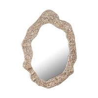 PTMD Morina Champagne alu glass mirror oval shaped - thumbnail