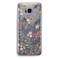 Sweet little flowers: Samsung Galaxy S8 Plus Transparant Hoesje