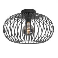 Plafondlamp Bolato zwart 30cm