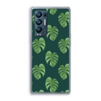Monstera leaves: Oppo Find X3 Neo Transparant Hoesje