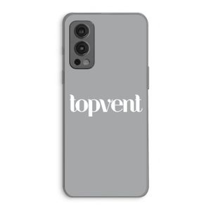 Topvent Grijs Wit: OnePlus Nord 2 5G Transparant Hoesje