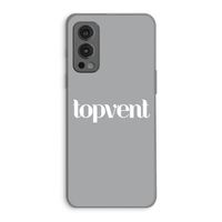 Topvent Grijs Wit: OnePlus Nord 2 5G Transparant Hoesje