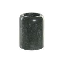 Tandenborstelhouder Home ESPRIT Groen Marmer 7,5 x 7,5 x 10 cm
