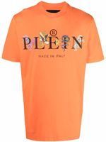 Philipp Plein t-shirt à imprimé tatouage - Orange - thumbnail