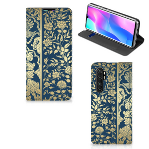 Xiaomi Mi Note 10 Lite Smart Cover Beige Flowers