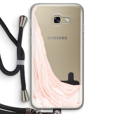 Peach bath: Samsung Galaxy A5 (2017) Transparant Hoesje met koord