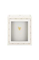Zusss Geurkaars In Doosje Lievelings Hartje Wit Goud