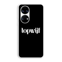 Topwijf Zwart: Huawei P50 Transparant Hoesje