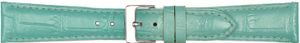 Horlogeband Poletto 454.10.14 Leder Lichtgroen 14mm