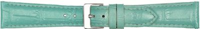 Horlogeband Poletto 454.10.22 Leder Lichtgroen 22mm