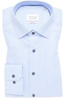 ETERNA Comfort Fit Overhemd Extra kort (ML5) middenblauw