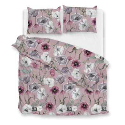 Dekbedovertrek Katoen - (1140x2601 cm) - Meerkleurig Flanel - Dessin: Bloemen - Zo!Home - Dekbed-Discounter.nl