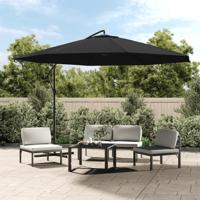 Zweefparasol met aluminium paal 350 cm zwart Zweefparasol met aluminium paal 350 cm zwart