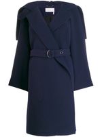 Chloé manteau à taille ceinturée - Bleu