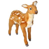Hansa pluche hert knuffel - 45 cm - baby hertje - levensecht - luxe kwaliteit