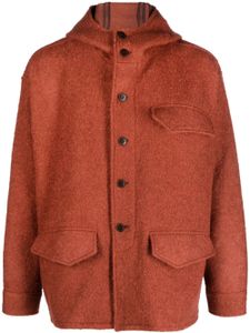 Costumein manteau à simple boutonnage - Orange