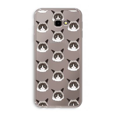 It's a Purrr Case: Samsung Galaxy J4 Plus Transparant Hoesje