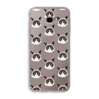 It's a Purrr Case: Samsung Galaxy J4 Plus Transparant Hoesje