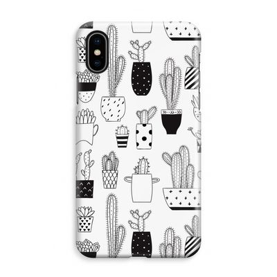 Cactusmotief: iPhone XS Max Volledig Geprint Hoesje