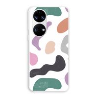 Memphis Shapes: Huawei P50 Transparant Hoesje