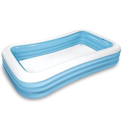 Intex opblaasbaar zwembad family pool blauw
