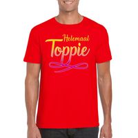 Helemaal Toppie t-shirt rood heren - thumbnail