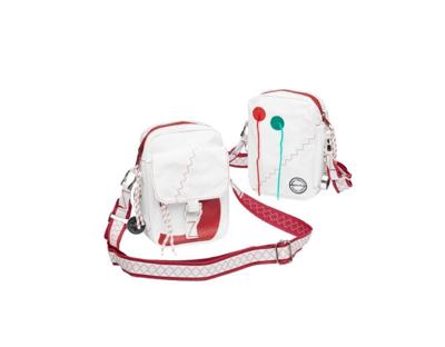 Trend Marine Zeildoek Schoudertas Compact Sea Pearl Rood Default