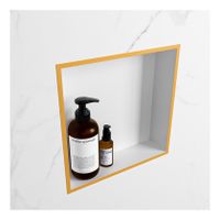 Wandnis Solid Surface Easy | In- en opbouw | 30x30x8 cm | 1 vak | Rust