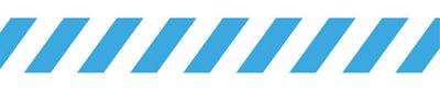 Tarifold vloersticker zonder tekst, ft 90 x 1000 mm, wit/blauw