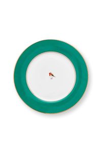 Pip Studio Love Birds Ontbijtbord Groen 21cm