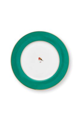 Pip Studio Love Birds Ontbijtbord Groen 21cm