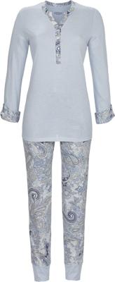 Blauwe pyjama Ringella paisley