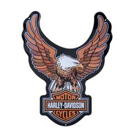 Harley-Davidson Bar & Shield Eagle Metalen Bord - thumbnail